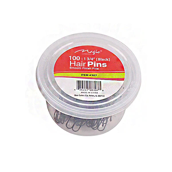 MAGIC COLLECTION - 1 3/4" BLACK HAIR PINS