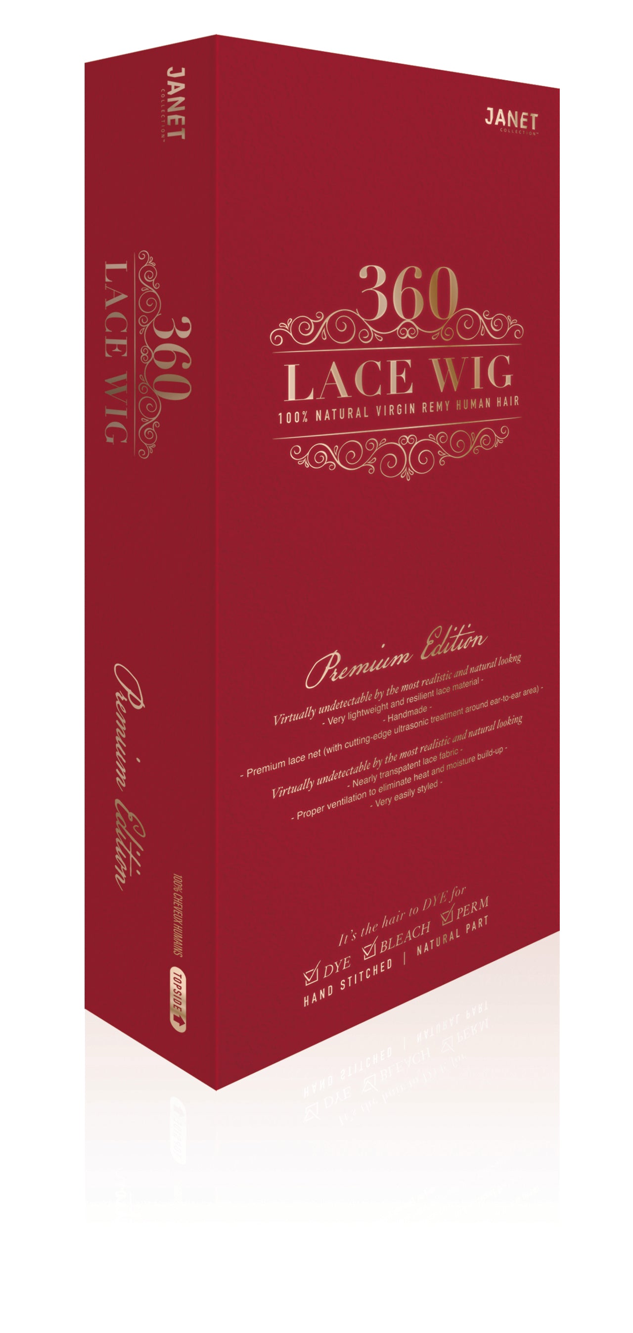 JANET COLLECTIONS - 360 LACE FRONT NATURAL WIG 26"