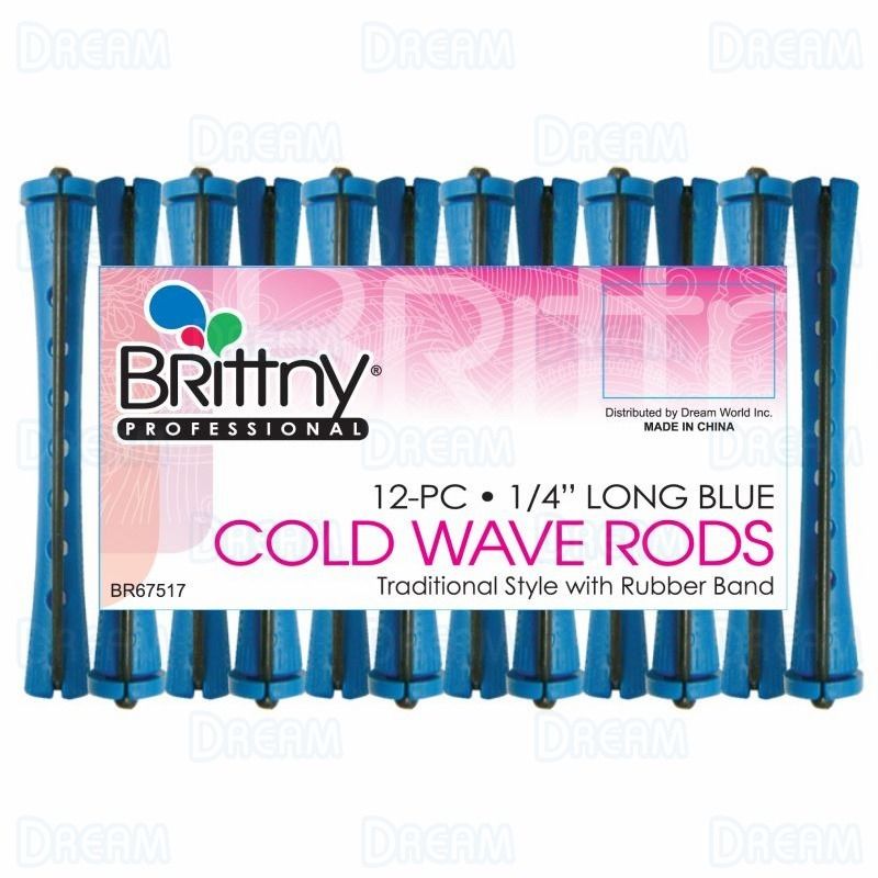 BRITTNY COLD WAVE LONG RODS 1/4" 12 PIECES