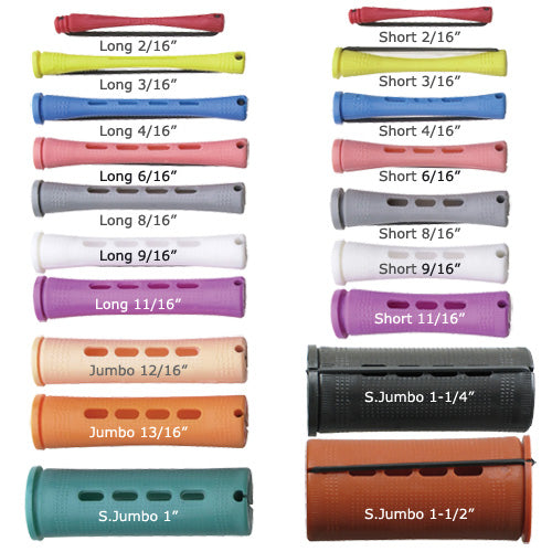 MAGIC COLLECTION COLD WAVE RODS 8/16" SHORT-  12 PIECES