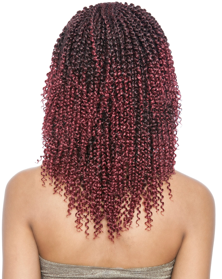 AFRI - CB18 - 2X 3C NATURAL CORK SCREW 10" CROCHET BRAIDING HAIR