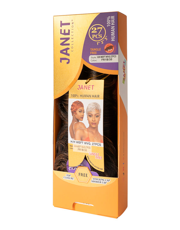 JANET COLLECTIONS - H/H WEFT 27PCS WEAVING HAIR