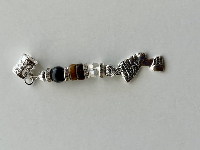 MONIQUE DREADLOCK BEAD CUFF HAIR JEWELRY