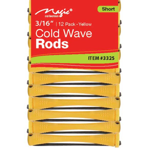 MAGIC COLLECTION COLD WAVE SHORT RODS 13/16" 12 PIECES