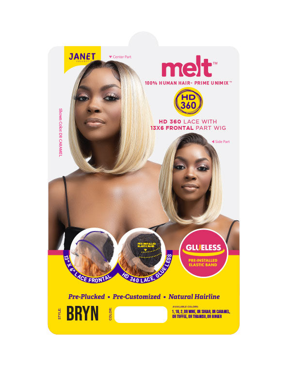 JANET COLLECTION MELT GLUELESS HD 360 LACE BRYN WIG