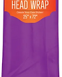 MAGIC COLLECTION STRETCH SATIN HEAD WRAP (25"x72")