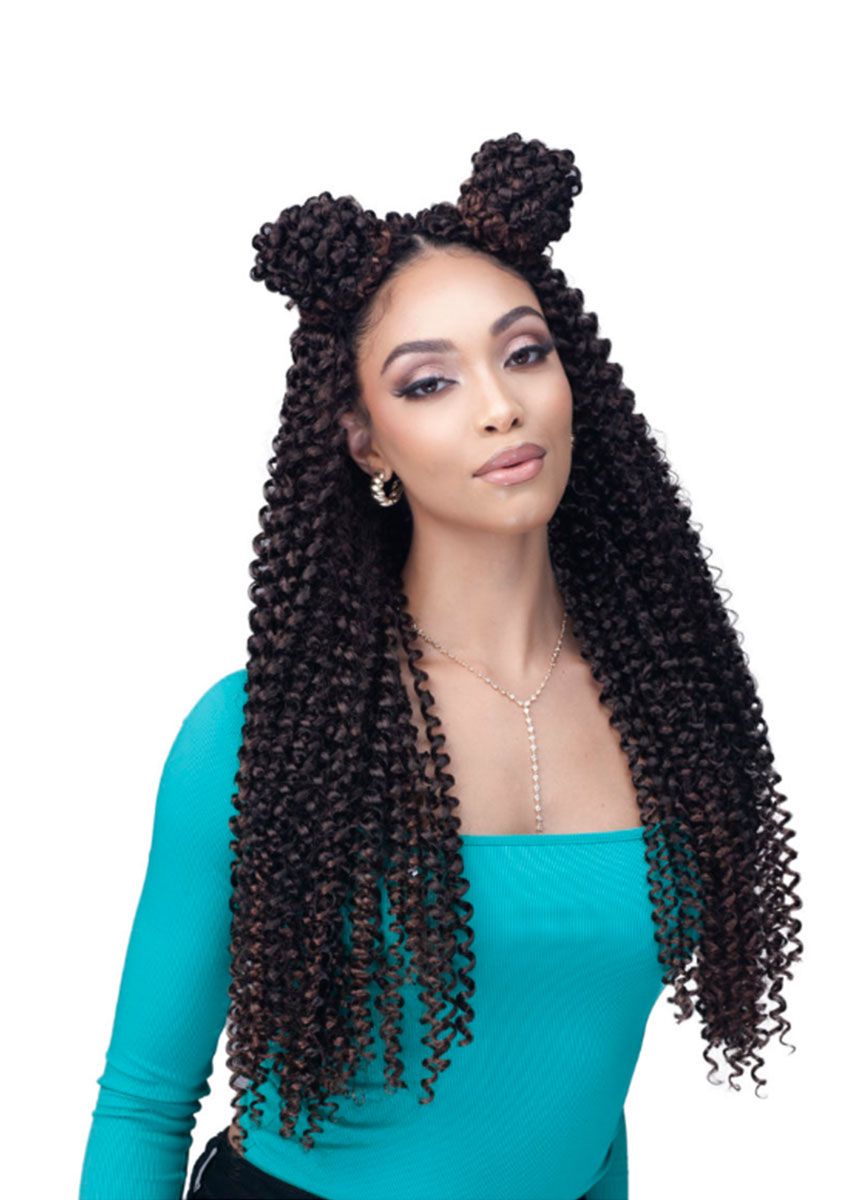 B0BBIBOSS - 3X BRAZILIAN SOFT WATER WAVE 18" CROCHET BRAIDING HAIR