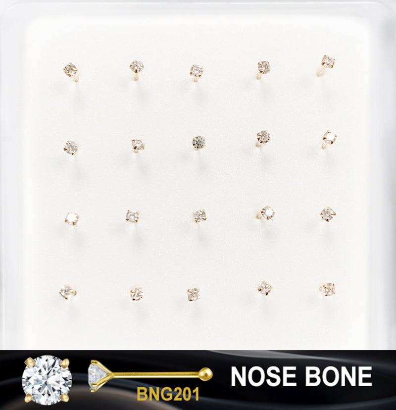 GOLD FASHION NOSE RING - SOLD BY EACH UNIT