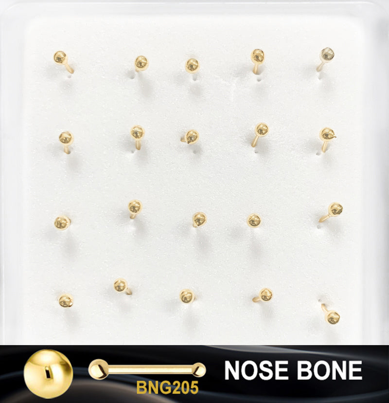 GOLD FASHION NOSE RING - SOLD BY EACH UNIT