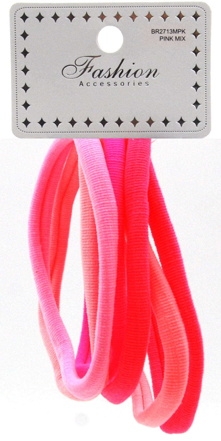 CHLOE HEADBAND - 6 PIECES XTRA LARGE ELASTIC PONYTAIL HOLDER