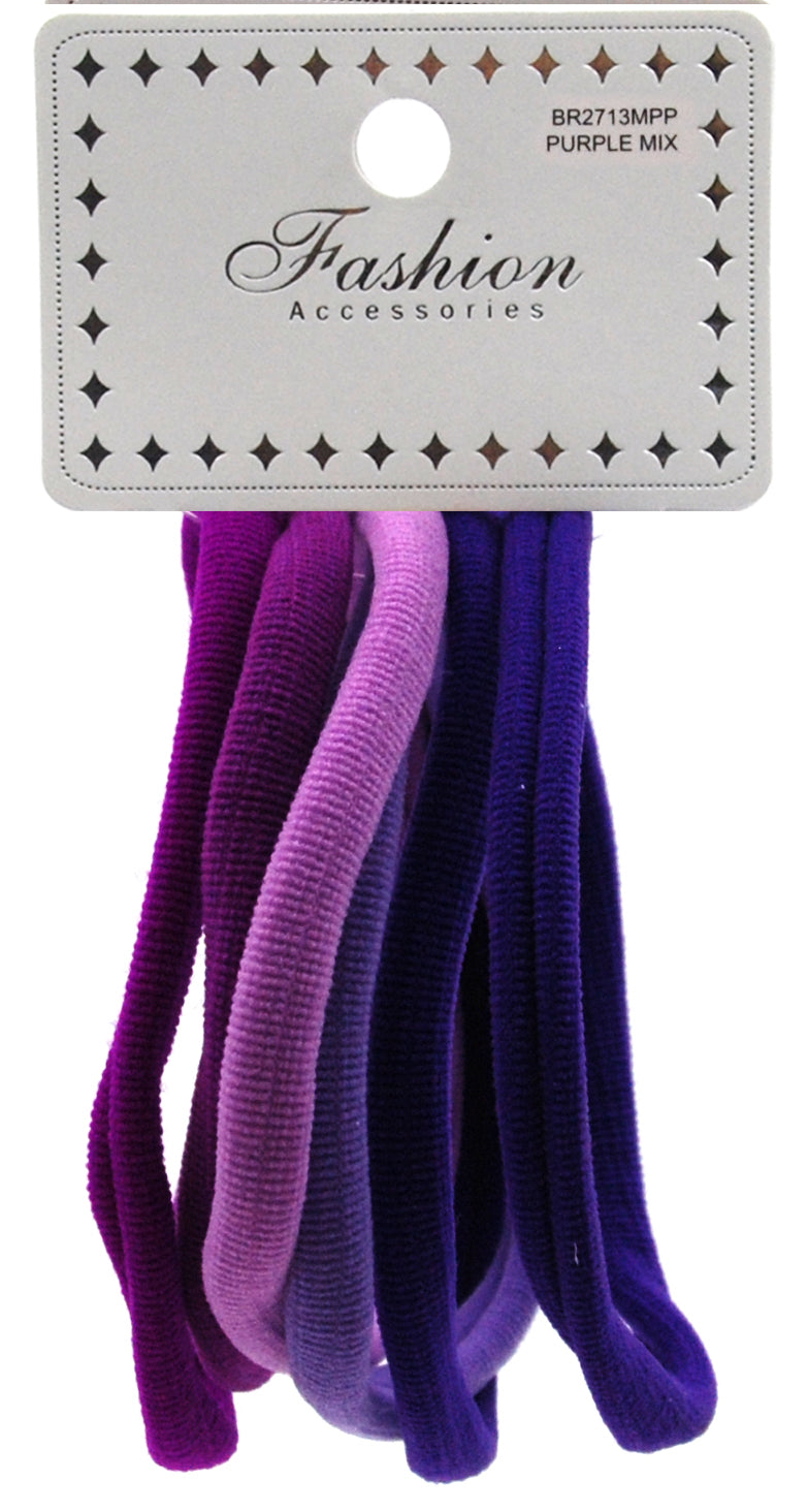 CHLOE HEADBAND - 6 PIECES XTRA LARGE ELASTIC PONYTAIL HOLDER