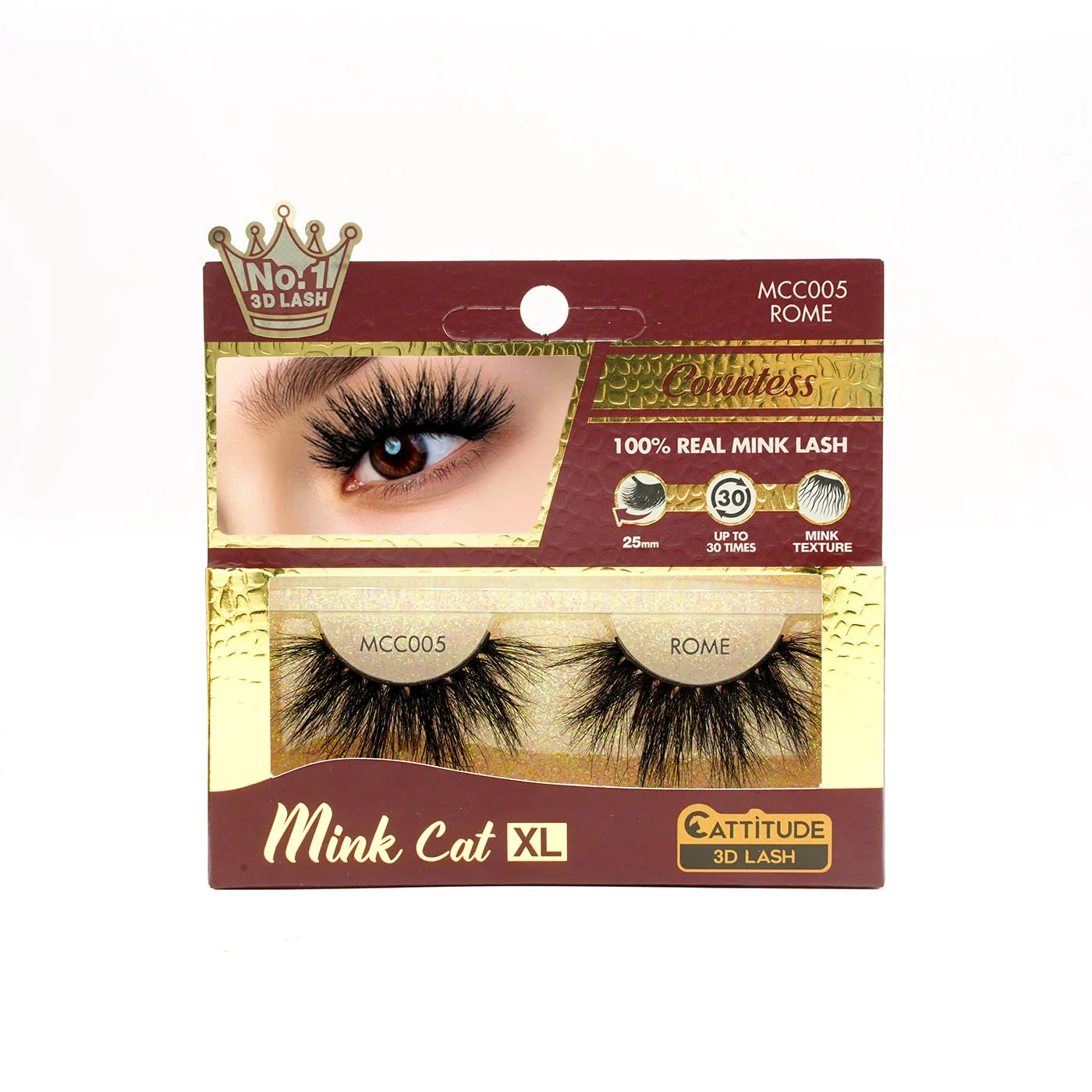 EBIN - COUNTESS MINK CAT 25MM 3D EYE LASH