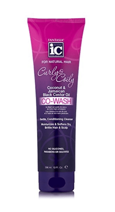 IC CURLY & COILY CO-WASH COCONUT/BLACK CASTOR 10OZ