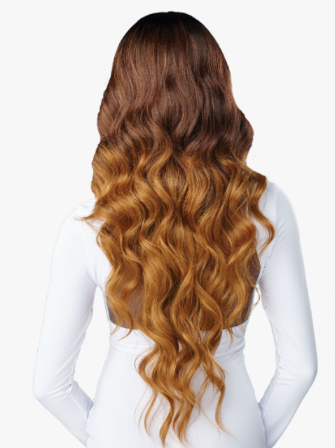 SENSATIONNEL - BUTTA LACE HUMAN HAIR BLEND OCEAN WAVE 30" LACE WIG