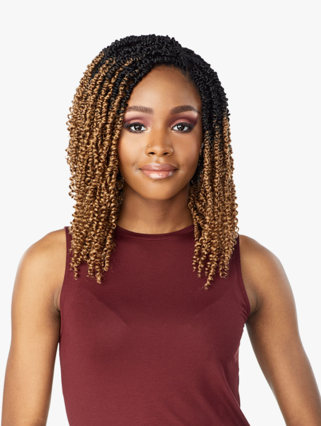 SENSATIONNEL - 2X LULUTRESS SKINNY PASSION TWIST 12" CROCHET BRAIDING HAIR