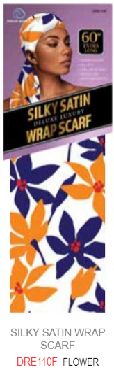 DREAMWORLD - SILKY SATIN WRAP SCARF