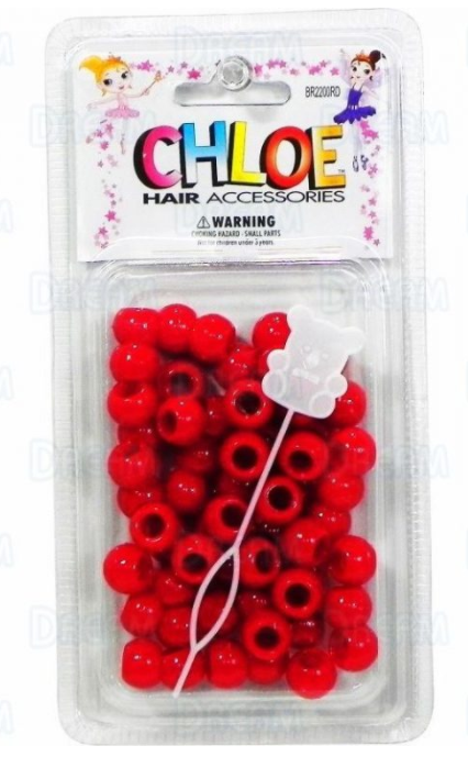 DREAM WORLD BIG ROUND HAIR BEADS -