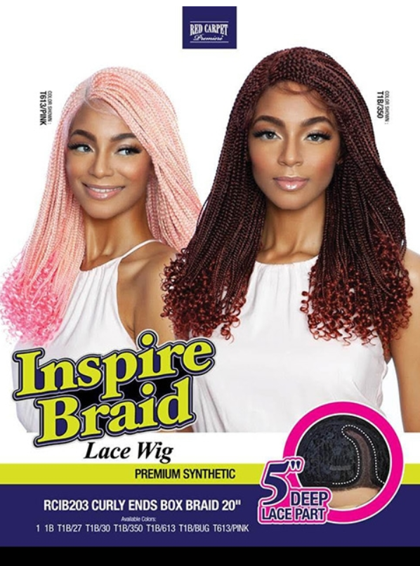 RED CARPET - RCIB203 CURLY ENDS BOX BRAID 20"