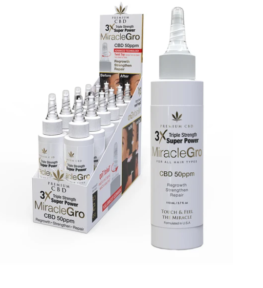 PREMIUM CBD 3X MIRACLE GRO HAIR GROW 3.7OZ
