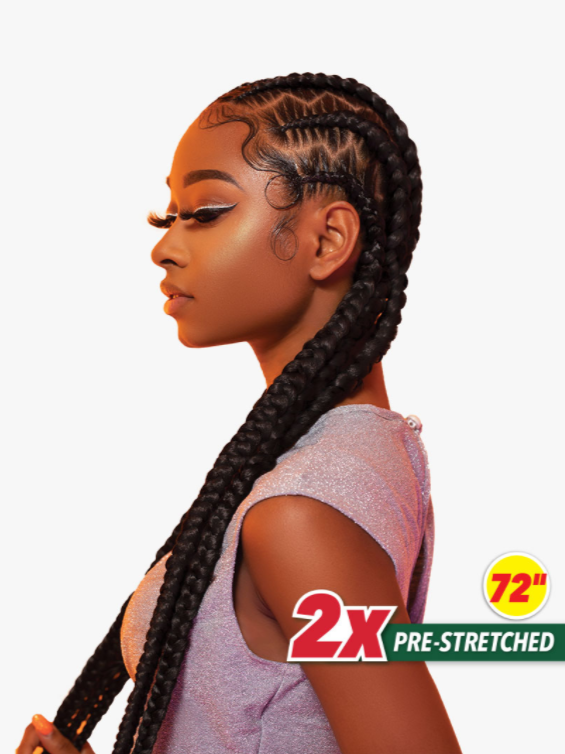 SENSATIONNEL - 2X X-PRESSION PRE-STRETCHED BRAIDING HAIR 72″