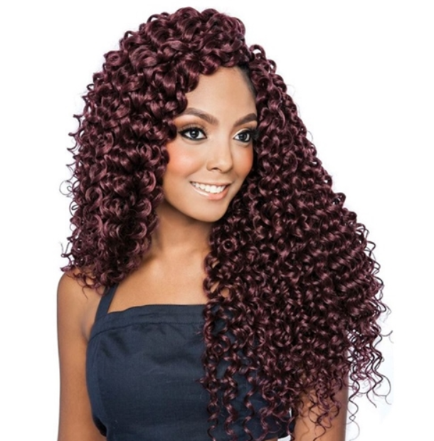 AFRI - CBP04 CASCADING RIPPLE WAVE 18" CROCHET BRAIDING HAIR