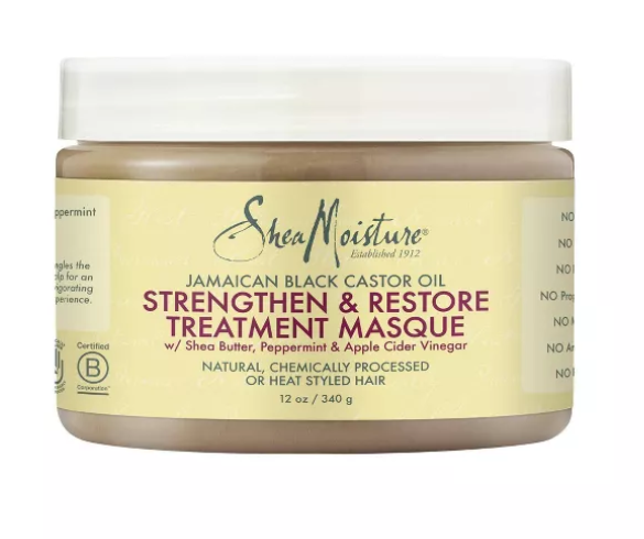SHEA MOISTUREJAMAICAN BLACK CASTOR OIL STRENGTHEN & RESTORE TREATMENT MASQUE (12OZ)