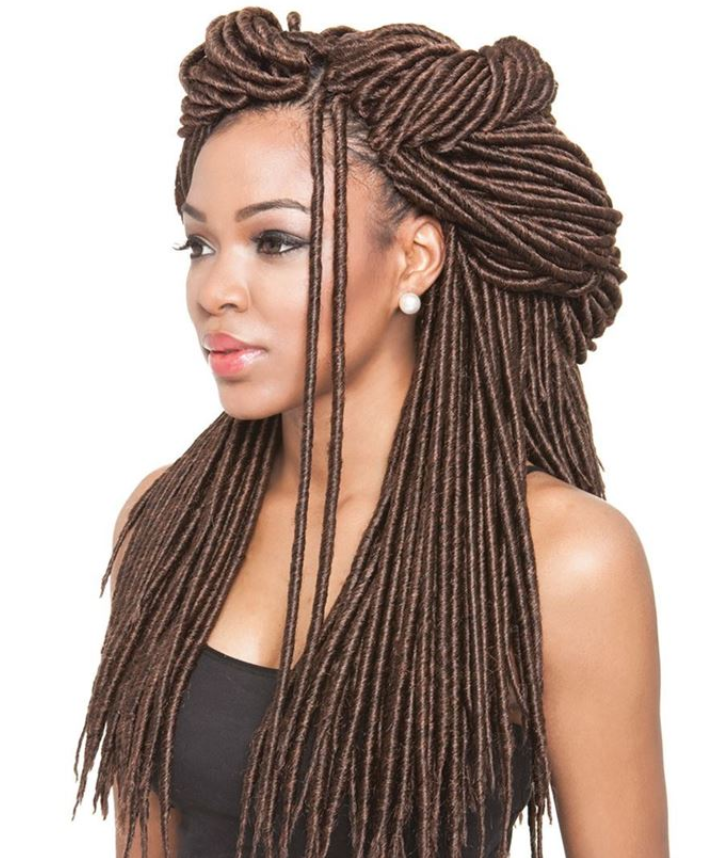 AFRI - TWB07 - SILK DREADS CROCHET BRAIDING HAIR