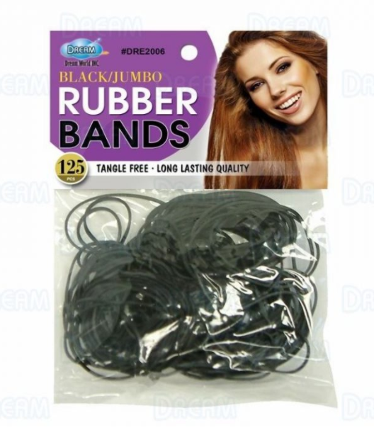 DREAM WORLD - JUMBO RUBBER BANDS 125CT
