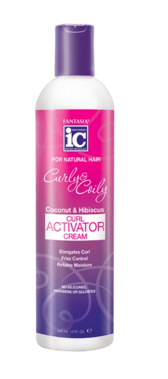 IC CURLY & COILY CURL ACTIVATOR CREAM COCONUT 12.5OZ