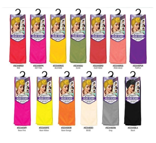 MAGIC COLLECTION SHIMMER HEAD WRAP (25"x72")