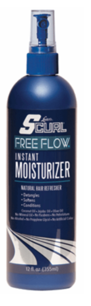 SCURL FREE FLOW INSTANT MOISTURIZER 12 OZ