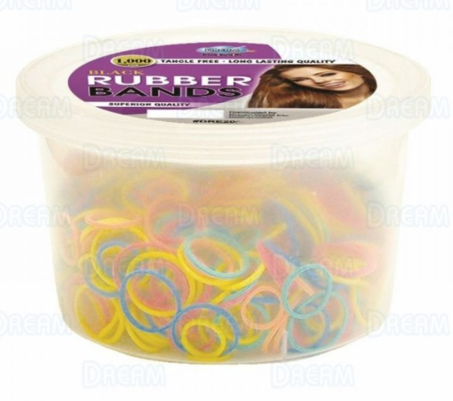 DREAM WORLD - RUBBER BANDS 1000CT/JAR