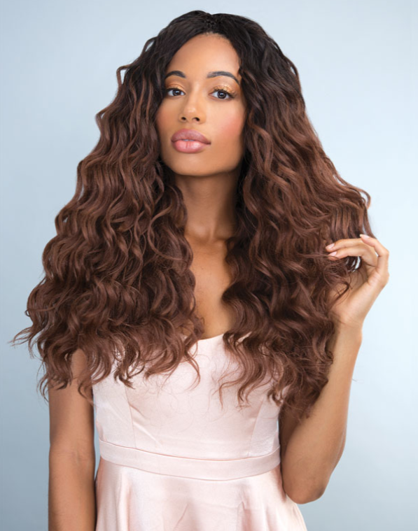 JANET COLLECTION PERUVIAN OCEAN WAVE CROCHET BRAIDING HAIR 18"