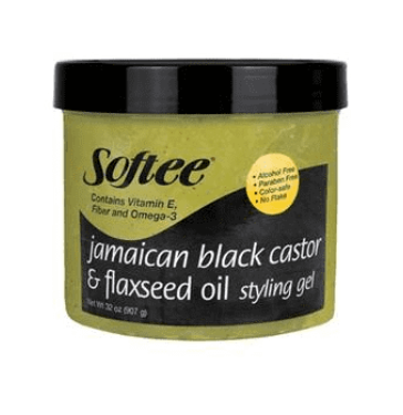 SOFTEE JAMAICAN BLACK CASTOR & FLAXSEED STYLING GEL