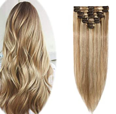 POSH 8 PIECE CLIP EXTENSION 18"