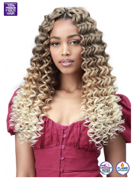 B0BBIBOSS - 3X BRAZILIAN LOOSE DEEP CURL 20" CROCHET BRAIDING HAIR