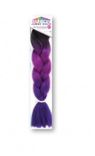 VIVICA FOX - RAINBOW JUMBO BRAID 64"