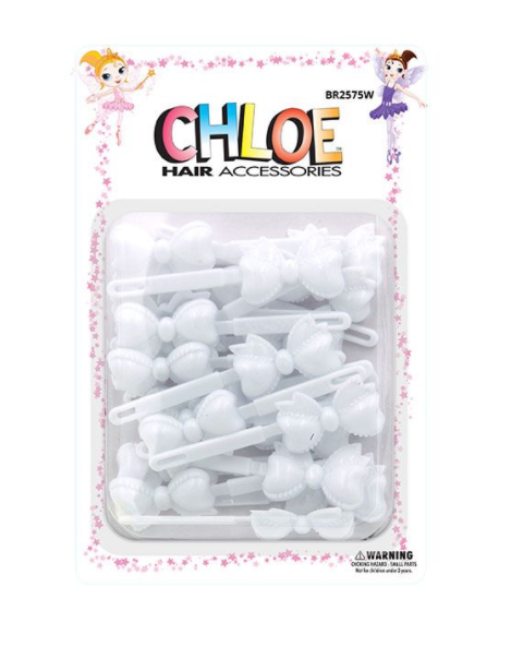 CHLOE BARRETTES RIBBON 24PCS