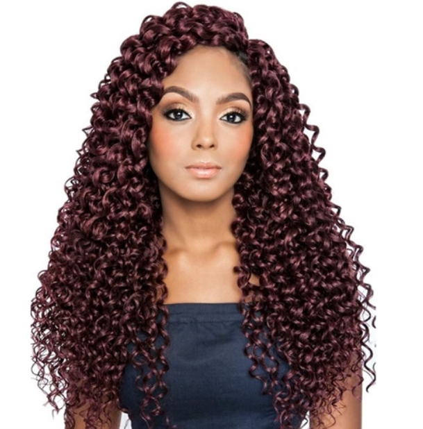 AFRI - CBP04 CASCADING RIPPLE WAVE 18" CROCHET BRAIDING HAIR