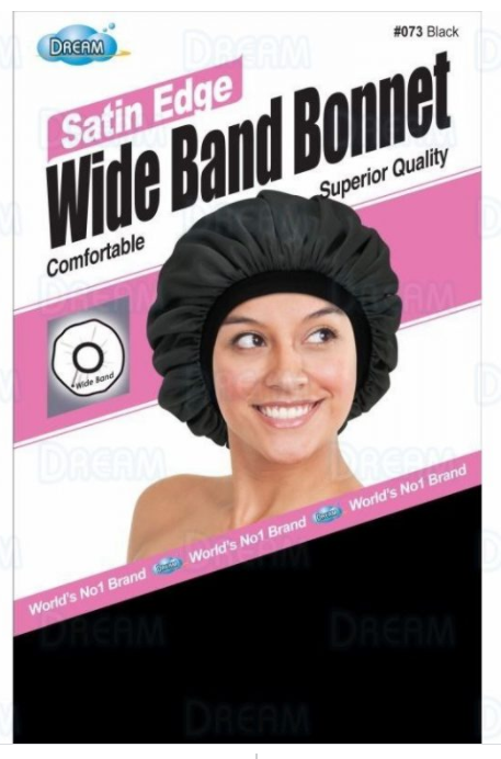 DREAM WORLD - SATIN EDGE WIDE BAND BONNET