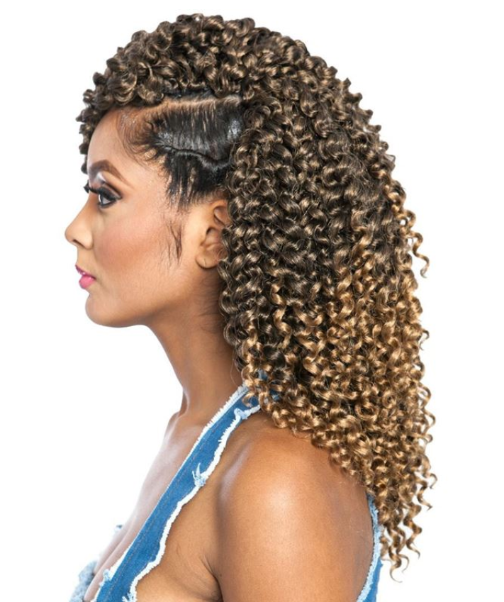 AFRI - CB2X22 - 2X BRAZILIAN WATER 10" CROCHET BRAIDING HAIR