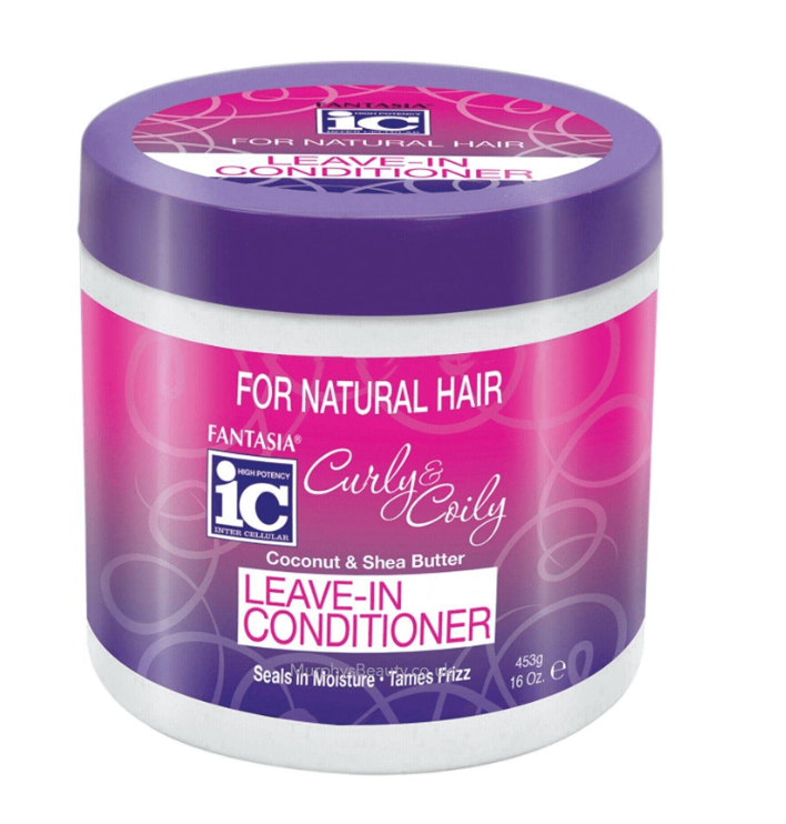 IC CURL & COILY COCONUT & SHEA BUTTER LEAVE IN CONDITIONER 16OZ