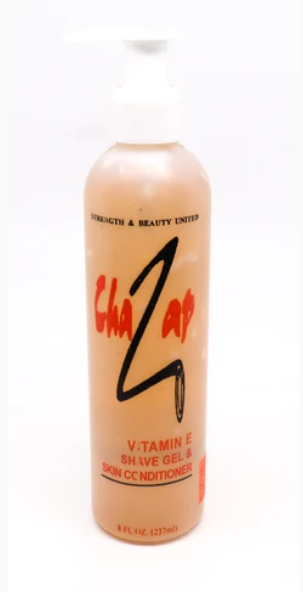 CHAZAP VITAMIN E SHAVE GEL & SKIN CONDITIONER 8OZ
