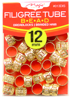 MAGIC COLLECTION - FILIGREE TUBE BEAD - GOLD