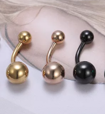 BODY JEWELRY W/HOLE PUFF