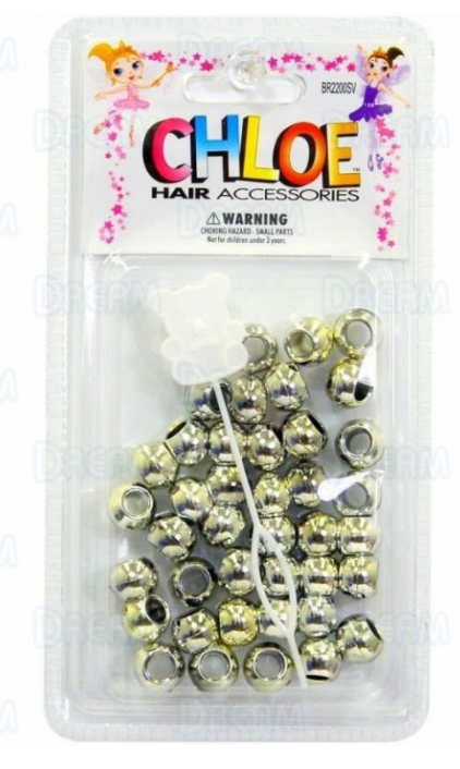 DREAM WORLD BIG ROUND HAIR BEADS -