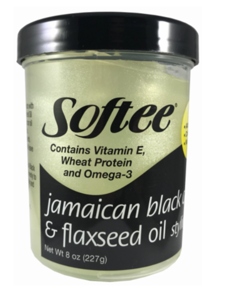 SOFTEE JAMAICAN BLACK CASTOR & FLAXSEED STYLING GEL
