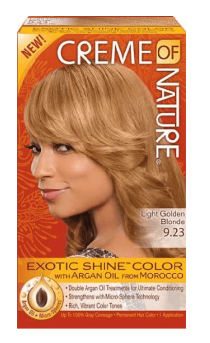 CREME OF NATURE EXOTIC SHINE COLOR PERMANENT HAIR WITH ARGAN OIL