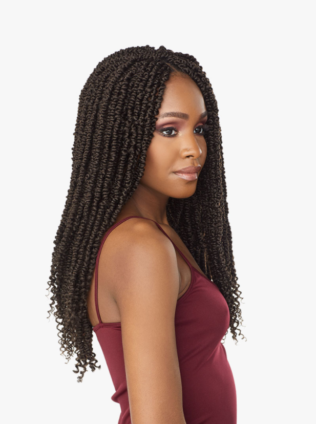 SENSATIONNEL - 2X LULUTRESS SKINNY PASSION TWIST 18" CROCHET BRAIDING HAIR