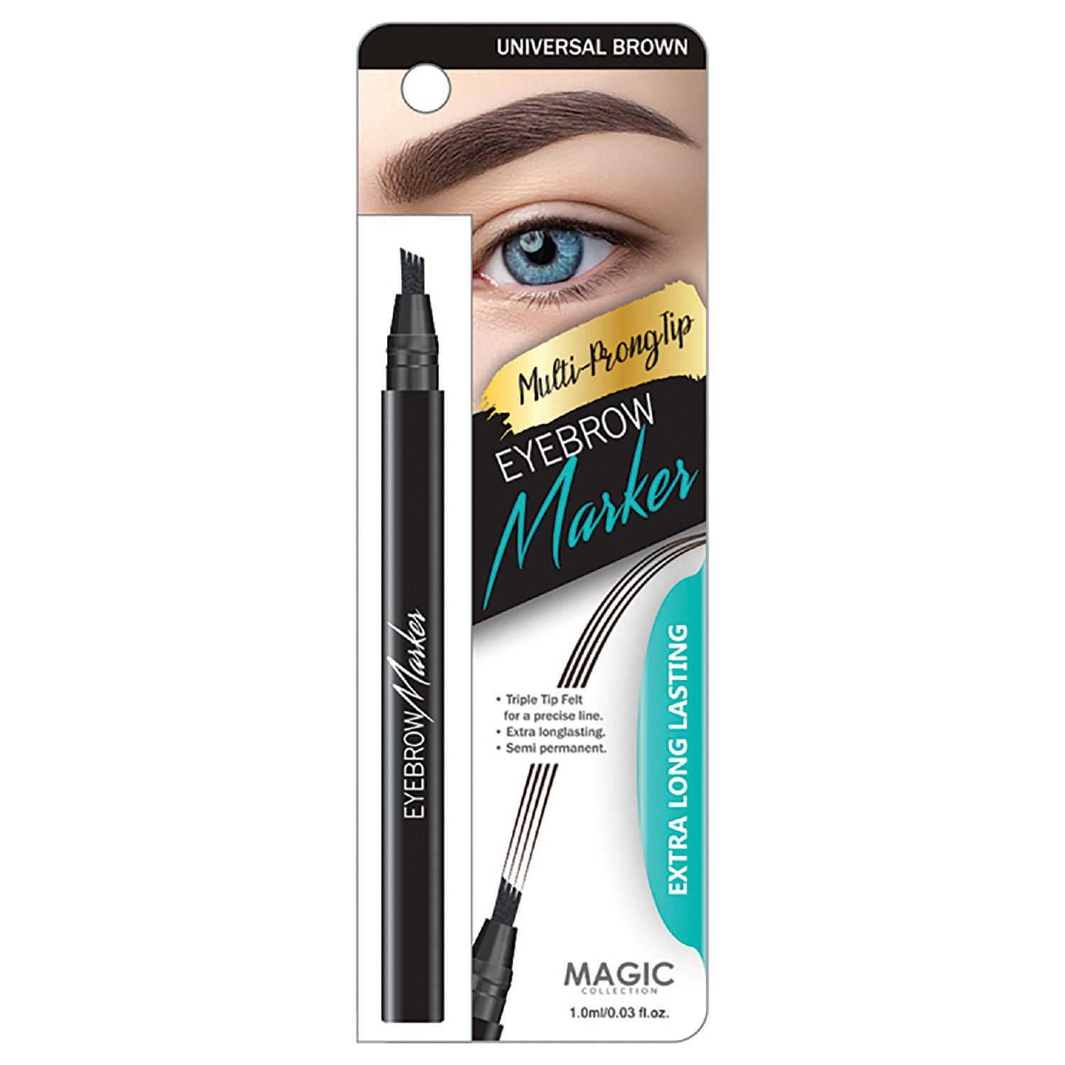 MAGIC COLLECTION - EYEBROW MARKER - UNIVERSAL BROWN